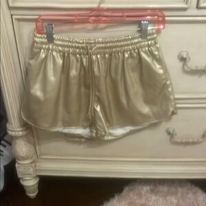 Gold shorts